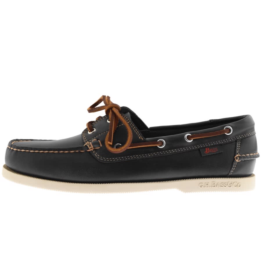 Alternative Image for ProductGH Bass Weejun Jetty II Leather Boat Shoes Navy1